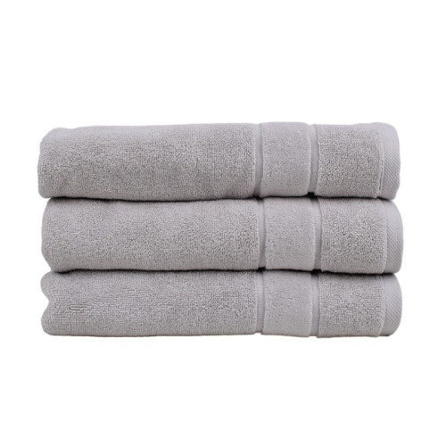 Полотенце жаккардовое ТМ Аиша VELORA светло-серое