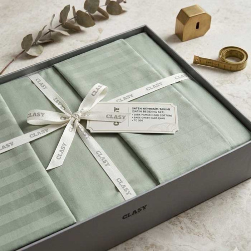 Постельное белье ТМ Aran Clasy сатин страйп Ada Cayi