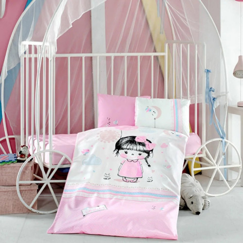 Детское постельное белье в кроватку ТМ Aran Clasy ранфорс Ariel