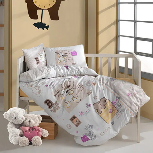 Детское постельное белье в кроватку ТМ Aran Clasy ранфорс Friendship