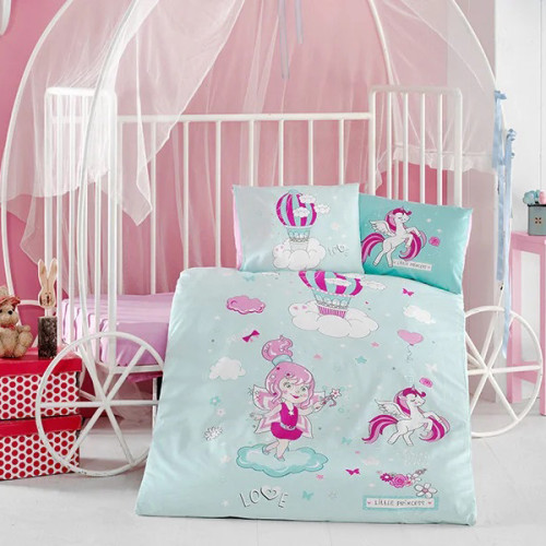 Детское постельное белье в кроватку ТМ Aran Clasy ранфорс Little Princess