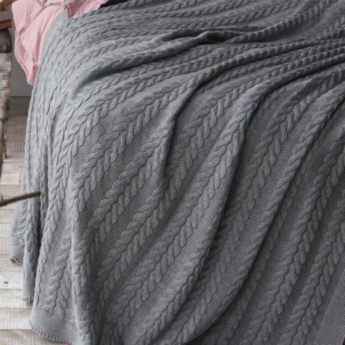 Покривало в'язане ТМ Betires Bremen Grey