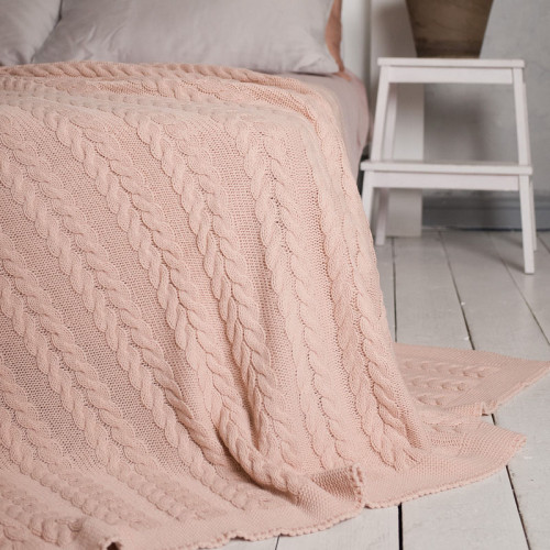 Покривало в'язане ТМ Betires Bremen Powder