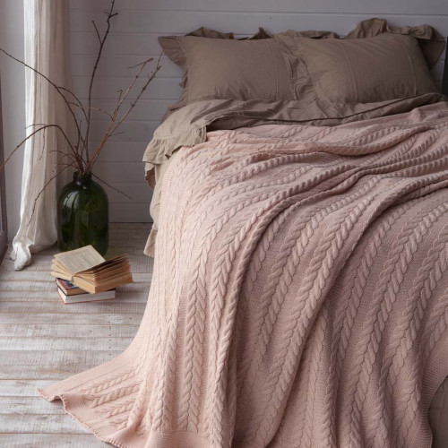 Покривало в'язане ТМ Betires Bremen Powder