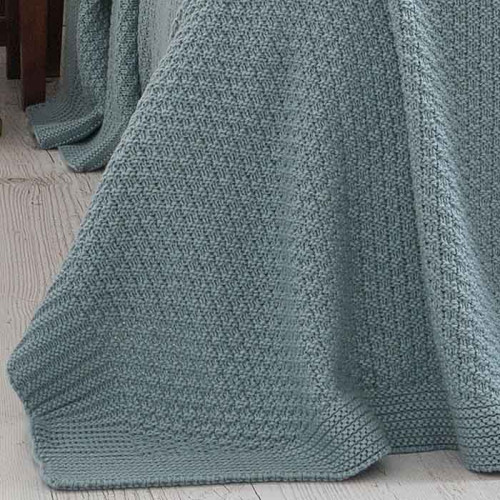 Покрывало вязаное ТМ Betires Deniz Grey Blue