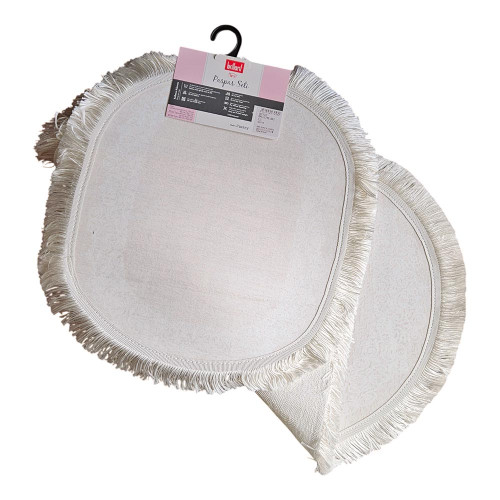 Набор ковриков для ванной комнаты ТМ Brillant Home PasPas Seti Beige 2 шт