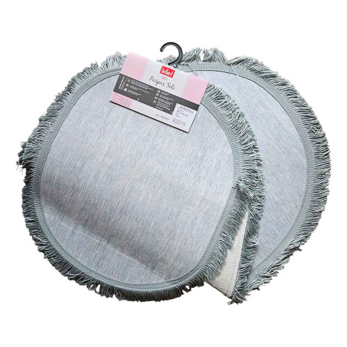 Набор ковриков для ванной комнаты ТМ Brillant Home PasPas Seti Blue Gri 2 шт