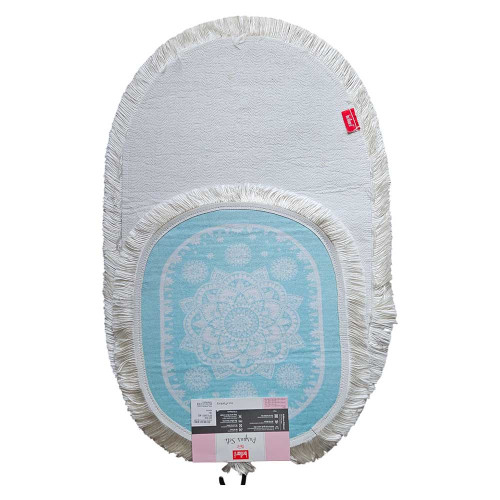 Набор ковриков для ванной комнаты ТМ Brillant Home PasPas Seti Blue 2 шт