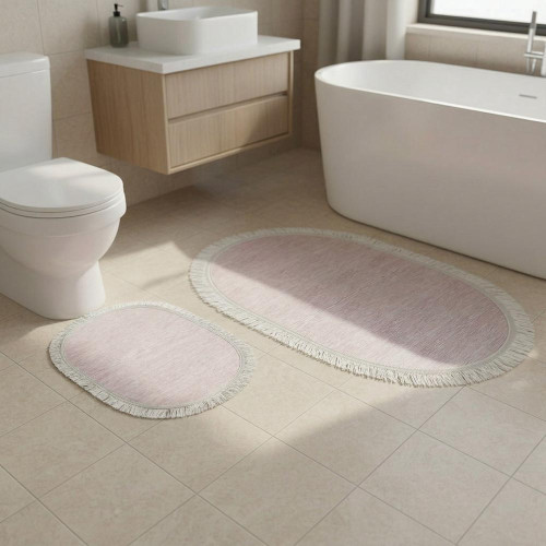 Набор ковриков для ванной комнаты ТМ Brillant Home PasPas Seti Pinky 2 шт