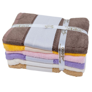 Набір рушників махрових ТМ Cestepe Bamboo Warm Mood 40*60 6 шт