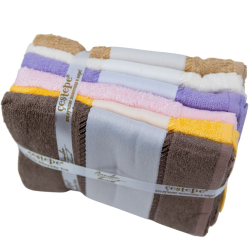 Набор полотенец махровых ТМ Cestepe Bamboo Warm Mood 40*60 6 шт