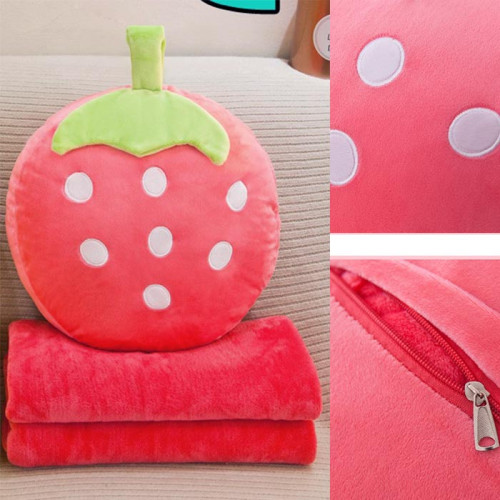 Подушка декоративна кругла з пледом ПОЛУНИЧКА