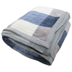 Плед мікрофібра з кантом Клітинка