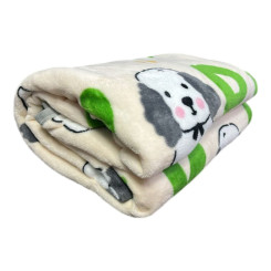 Плед мікрофібра з кантом Цуценя