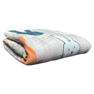 Плед микрофибра с кантом Зайчики