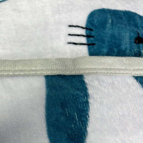 Плед микрофибра с кантом Зайчики