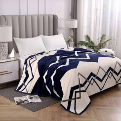 Плед мікрофібра з кантом Зигзаг