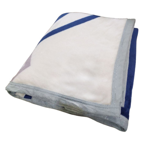 Плед мікрофібра з кантом Зигзаг