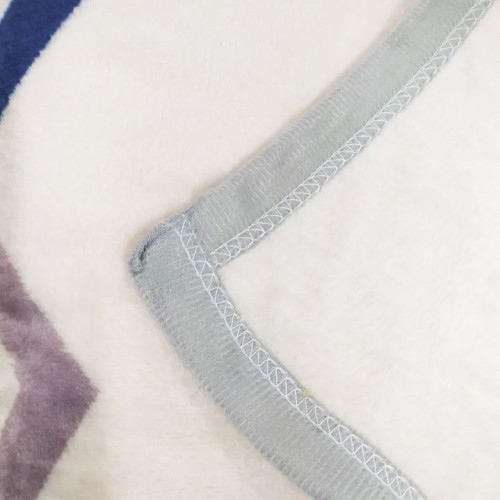 Плед мікрофібра з кантом Зигзаг