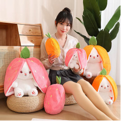 Подушка декоративная Зайчик-Морковка