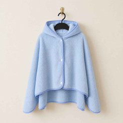 Накидка дитяча з капюшоном ТМ Koloco мікрофібра Koala Blue 80х120