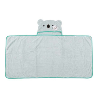 Накидка дитяча з капюшоном ТМ Koloco мікрофібра Koala Mint 80х120