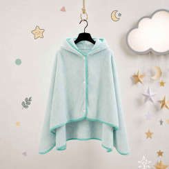 Накидка дитяча з капюшоном ТМ Koloco мікрофібра Koala Mint 80х120