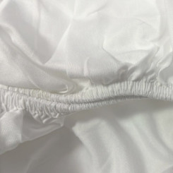 Простирадло на резинці поліестер біле 180*200