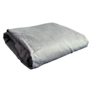 Простынь на резинке полиэстер серая 180*200