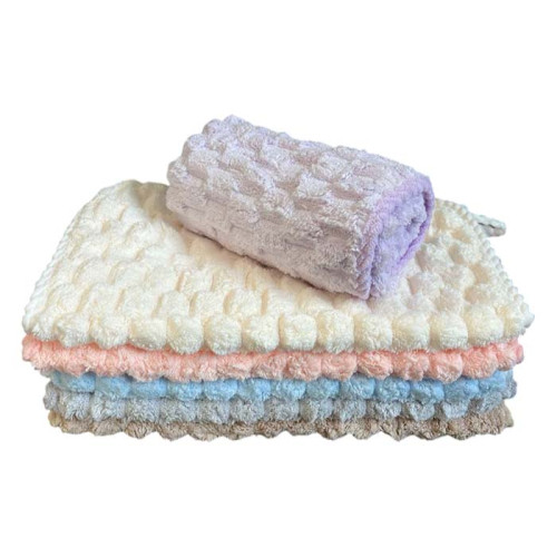 Набор полотенец микрофибра 3D однотонные 35х70 6 шт