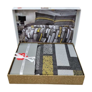 Постільна білизна ТМ Cotton Box сатин Saten Line Farris Gri