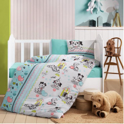Детское постельное белье в кроватку Cotton Box фланель Dalmacyali Mint