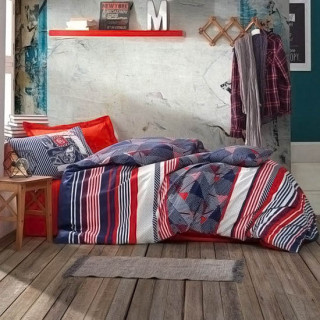 Подростковое постельное белье ТМ Cotton Box ранфорс Riders Kirmizi