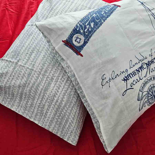 Постільна білизна ТМ Cotton Box ранфорс Maritime Alesta Bordo