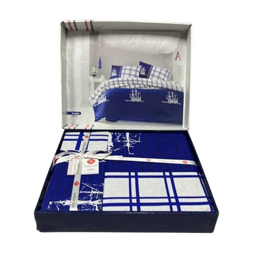 Постільна білизна ТМ Cotton Box ранфорс Maritime Nautical Lacivert
