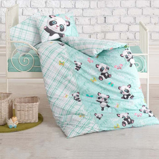 Дитяча постільна білизна в ліжечко ТМ Cotton Box ранфорс Panda