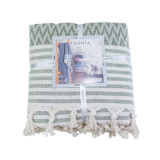 Покрывало летнее Fushia ZIGZAG HAKI 200х230