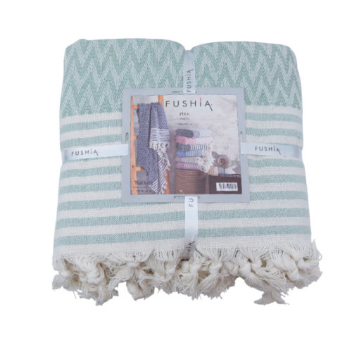 Покрывало летнее Fushia ZIGZAG YESIL 200х230 Покрывало летнее Fushia ZIGZAG YESIL 200х230