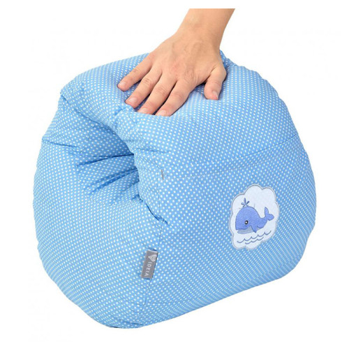Подушка для кормления Mini Горошек голубой ТМ Идея