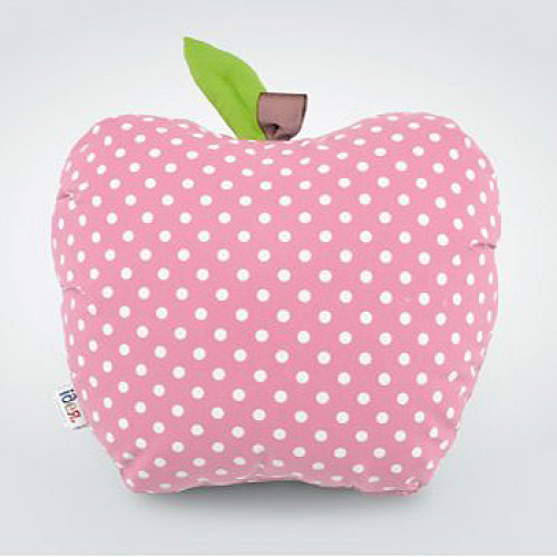 Подушка декоративная ТМ Идея Яблоко розовая в горошек