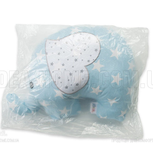 Подушка декоративная Слоненок звезда на голубом ТМ Идея