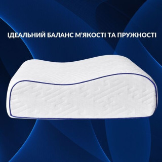 Подушка ортопедична для сну ТМ Ідея NeckWave 60х40х11/9