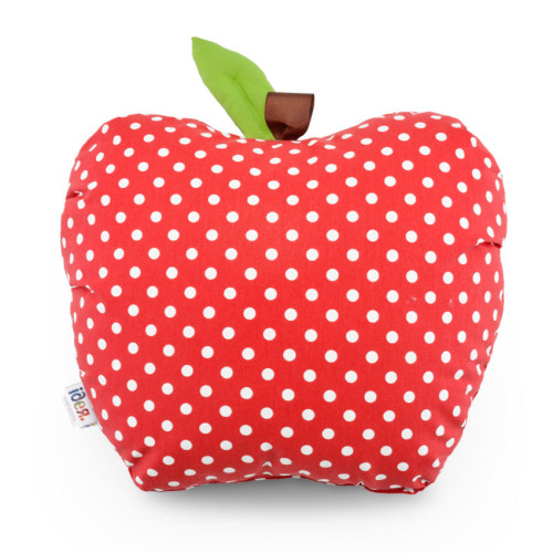 Подушка декоративна ТМ Ідея Яблуко червона в горошок
