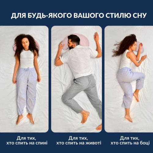 Подушка ергономічна для шиї, голови та спини ТМ Ідея Balance Какао