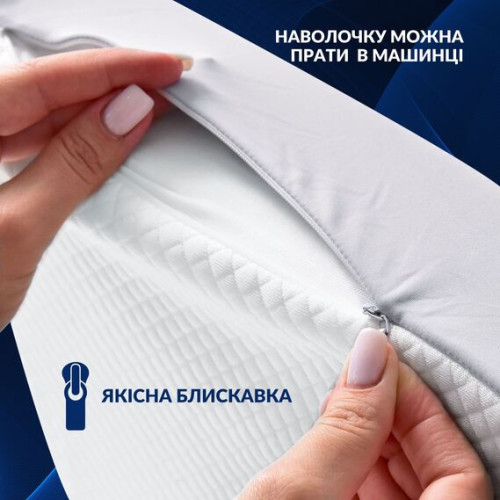 Подушка ортопедическая для сна ТМ Идея ErgoSleep 61х34х12