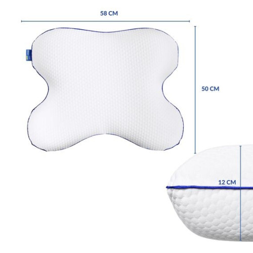 Подушка ортопедическая МЕМОРИ FOAM ТМ Идея Бабочка 58х50х12