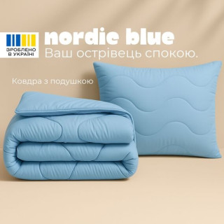 Набор NordicBlue ТМ Идея Одеяло и подушка аналог лебяжьего пуха