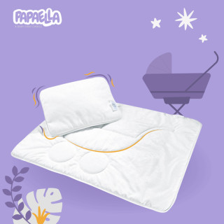 Набор в коляску: одеяло и подушка Papaella ТМ Идея