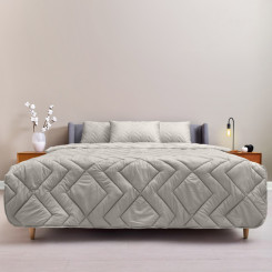 Ковдра зимова NORDIC COMFORT ТМ Ідея сіра перламутрова