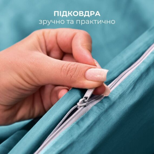 Постельное белье ТМ Идея Сатин Премиум мята евро